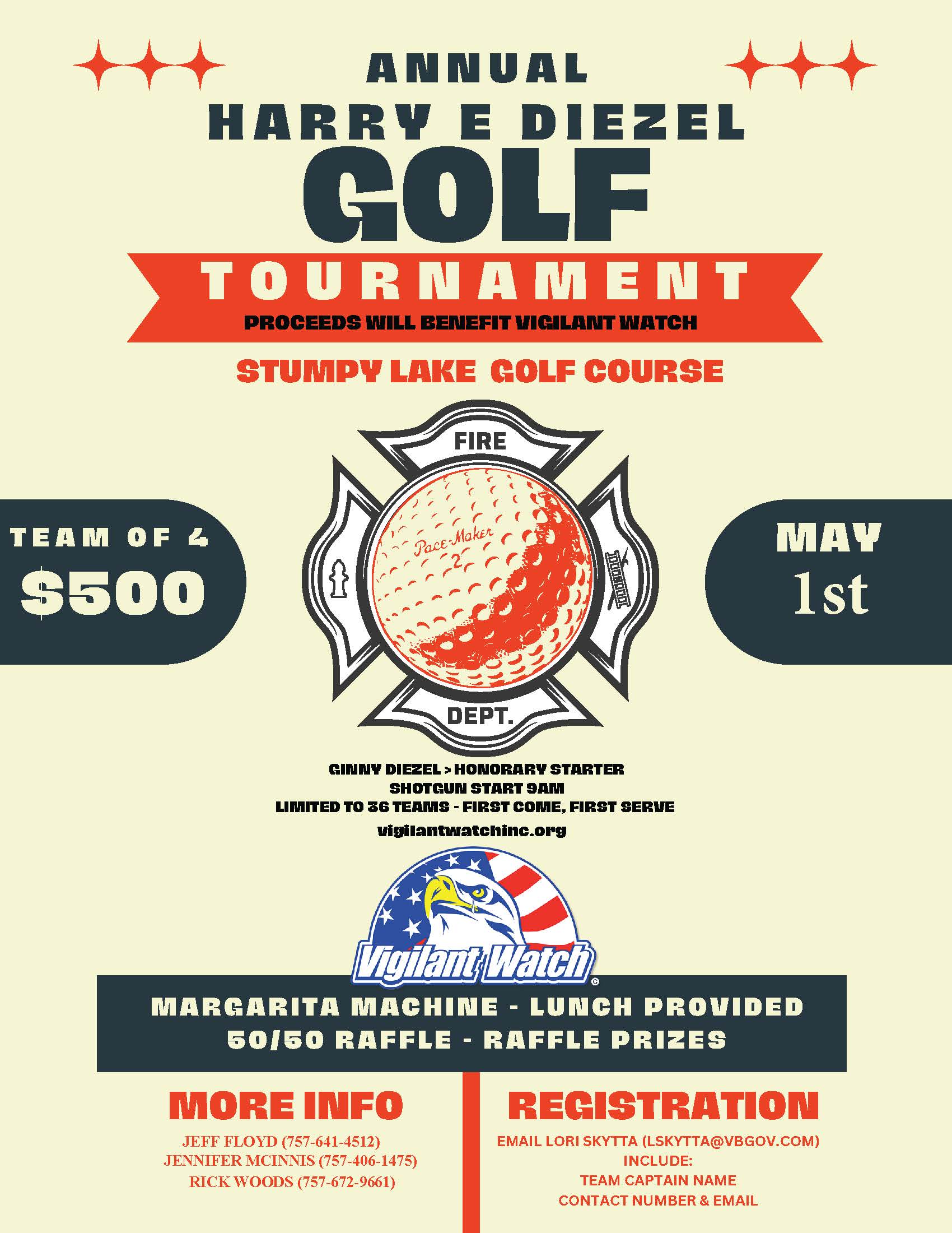 2026 Golf Tournament Flyer